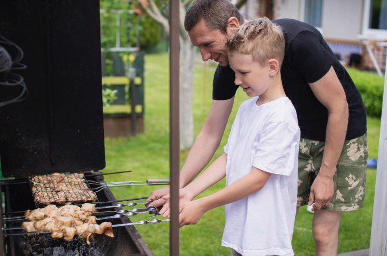 Grill z dziećmi