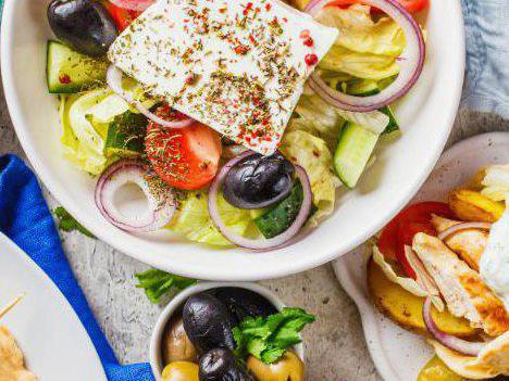 Obiad w stylu greckim